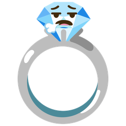 face exhaling and ring