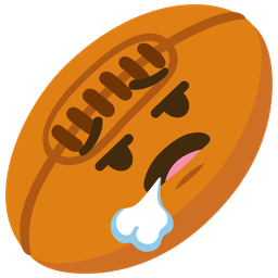 face exhaling and rugby football