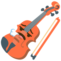 face exhaling and violin