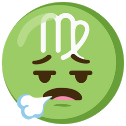 face exhaling and Virgo