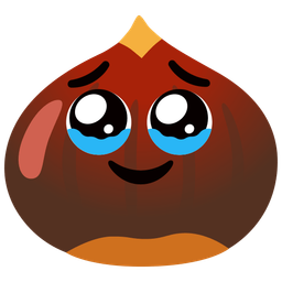 Face holding back tears and Chestnut