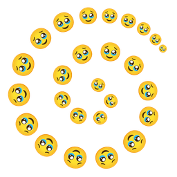 Face holding back tears and Cyclone