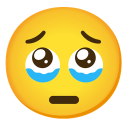 Face holding back tears and Face with rolling eyes