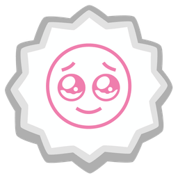 Face holding back tears and Fish cake with swirl