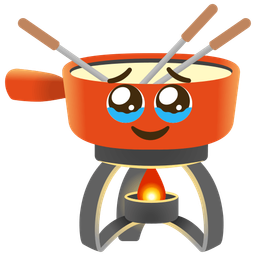 Face holding back tears and Fondue