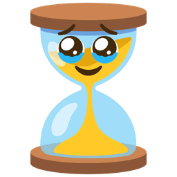 Face holding back tears and Hourglass not done