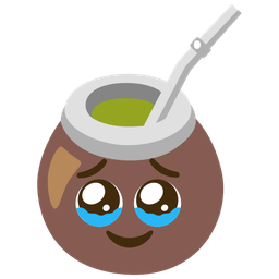 face holding back tears and mate