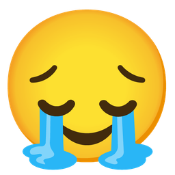 Face holding back tears and Pensive face