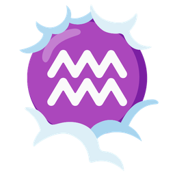 face in clouds and Aquarius