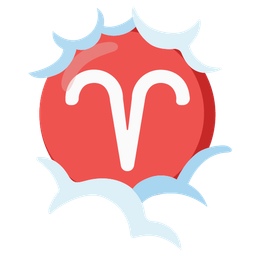 face in clouds and Aries