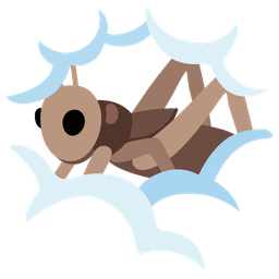 face in clouds and cricket