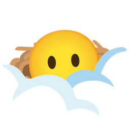 face in clouds and empty nest