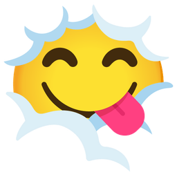 Face in clouds and Face savoring food