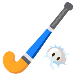 face in clouds and field hockey