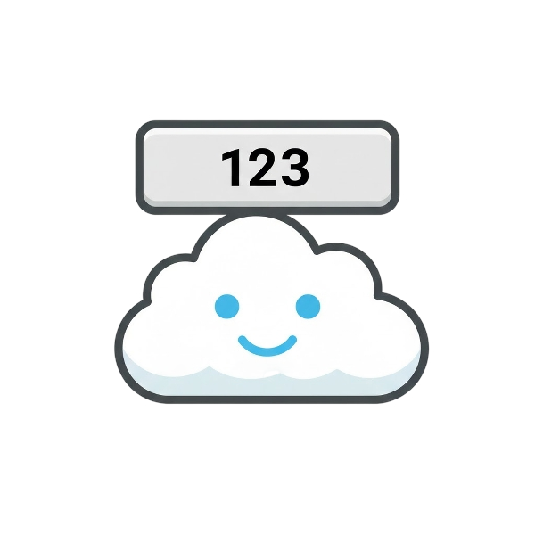 Face in clouds and Input numbers