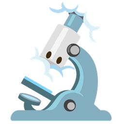 face in clouds and microscope