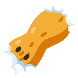 face in clouds and peanuts