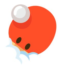 face in clouds and ping pong