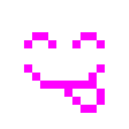 face savoring food and alien monster