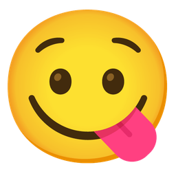 face savoring food and anguished face