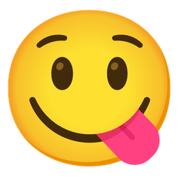 face savoring food and astonished face