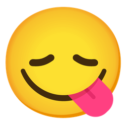 face savoring food and disappointed face