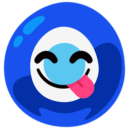 face savoring food and nazar amulet