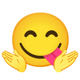 face savoring food and person shrugging