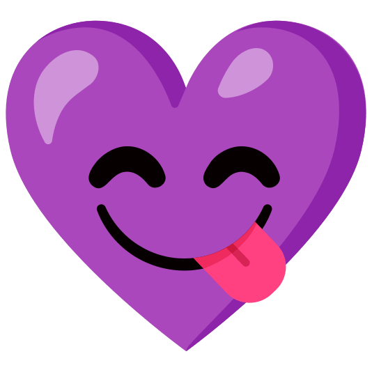 Face savoring food and Purple heart