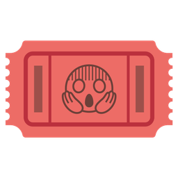 face screaming in fear and admission tickets