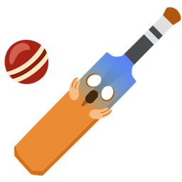 face screaming in fear and cricket game