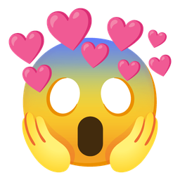 face screaming in fear and heart with arrow