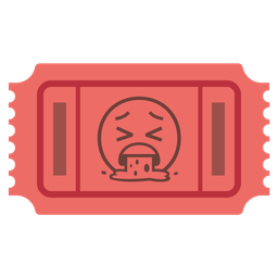 face vomiting and admission tickets