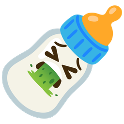 face vomiting and baby bottle