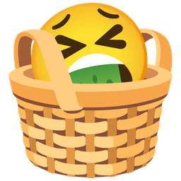 face vomiting and basket