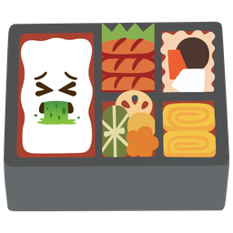 face vomiting and bento box