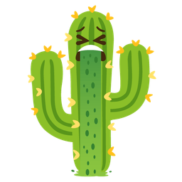 face vomiting and cactus