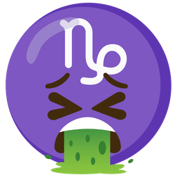 face vomiting and Capricorn