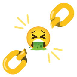 face vomiting and chains