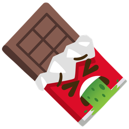 face vomiting and chocolate bar