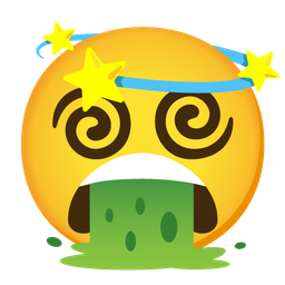 face vomiting and dizzy