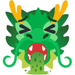 face vomiting and dragon