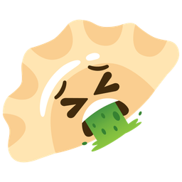 face vomiting and dumpling