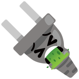 face vomiting and electric plug