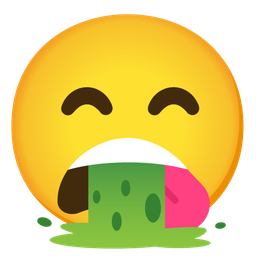 Face vomiting and Face savoring food