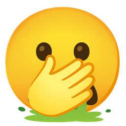 face vomiting and face with open eyes and hand over mouth