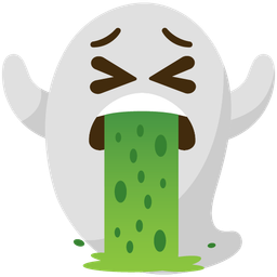 face vomiting and ghost