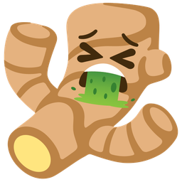 face vomiting and ginger root