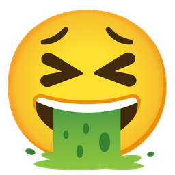 Face vomiting and Grinning face