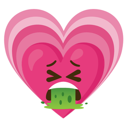 face vomiting and growing heart